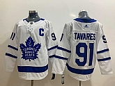 Maple Leafs 91 John Tavares White Adidas Jersey,baseball caps,new era cap wholesale,wholesale hats